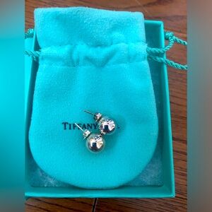 Tiffany Silver Ball Earrings